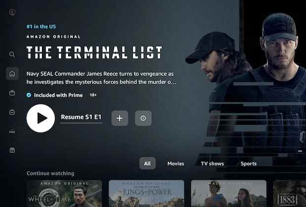 L’application Prime Video fait l’objet d’une refonte majeure et d’une nouvelle interface utilisateur Amazon en 2022