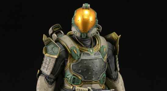 L'armure de samouraï 'Spartan Chonmage' de Halo Infinite recréée comme une figurine incroyable