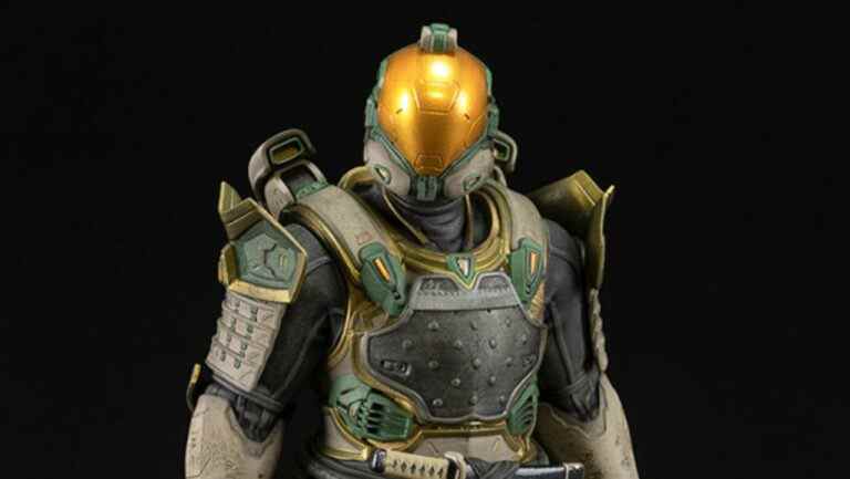 L'armure de samouraï 'Spartan Chonmage' de Halo Infinite recréée comme une figurine incroyable
