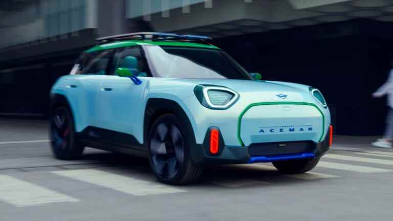 Le Mini Concept Aceman est un aperçu angulaire et inhabituel de l’avenir électrifié de la marque