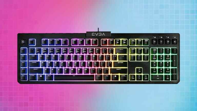 Le clavier de jeu EVGA Z12 RGB tombe à un nouveau prix bas de 14 $ sur Amazon