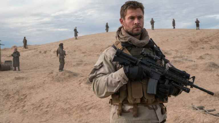 Chris Hemsworth in 12 Strong