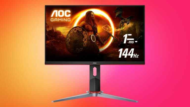 Le moniteur de jeu IPS AOC 24G2 24 pouces est réduit à 157 $ sur Amazon