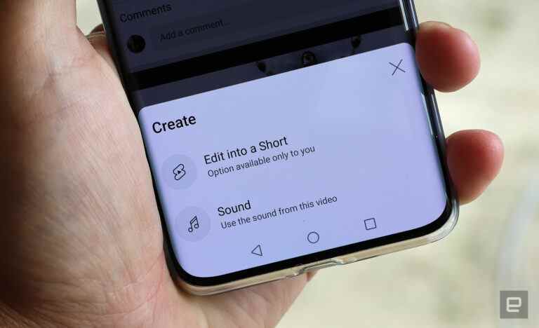 Le nouvel outil de YouTube transforme n’importe quelle vidéo en un court métrage de type TikTok