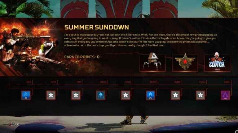 Le suivi du coucher du soleil d'été d'Apex Legends ne compte que Battle Royale, ne sera pas corrigé
