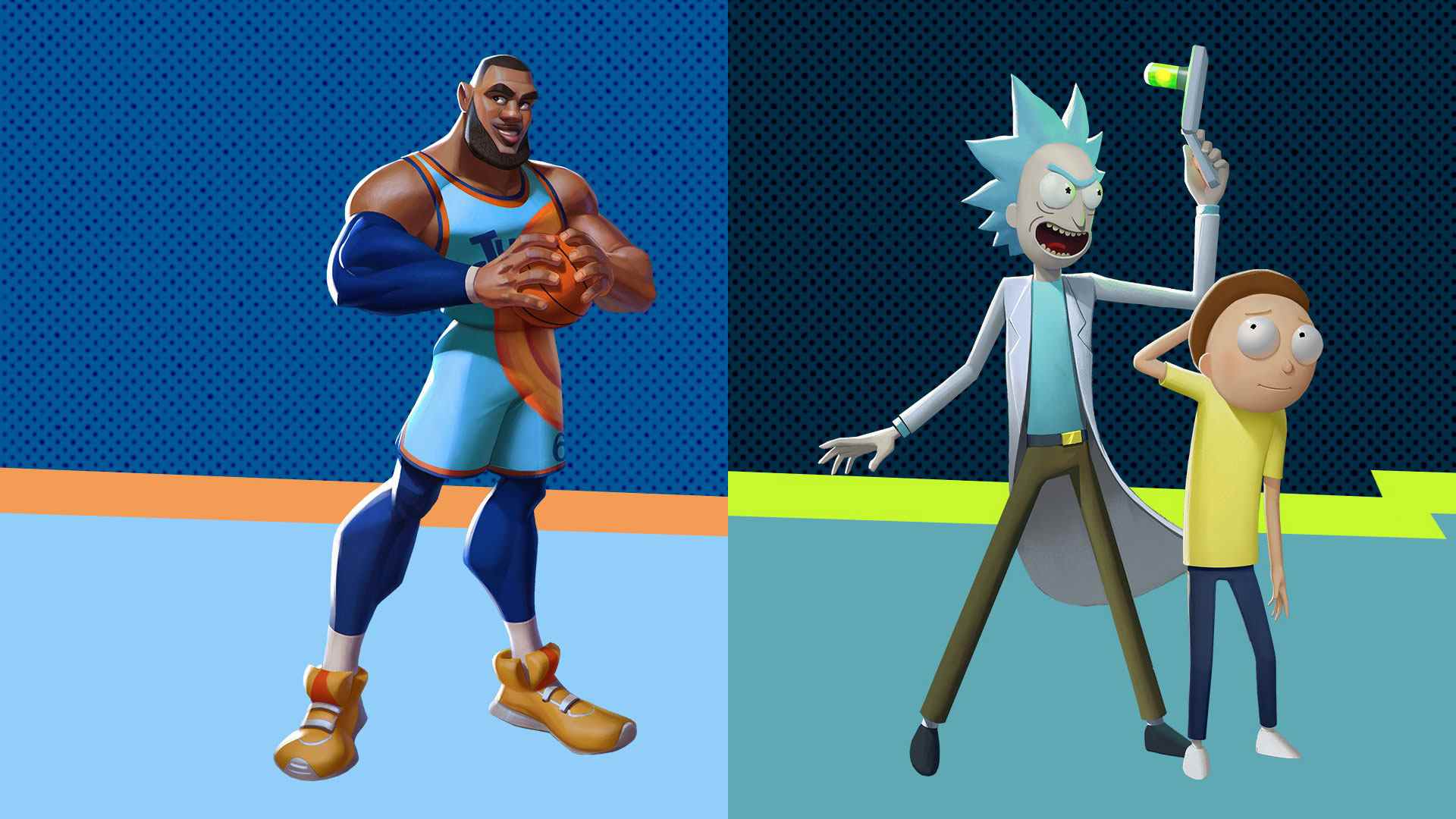 MultiVersus LeBron Rick Morty