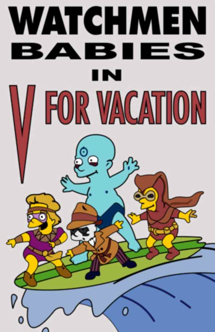 image de la couverture de Watchmen Babies in V: for Vacation des Simpsons