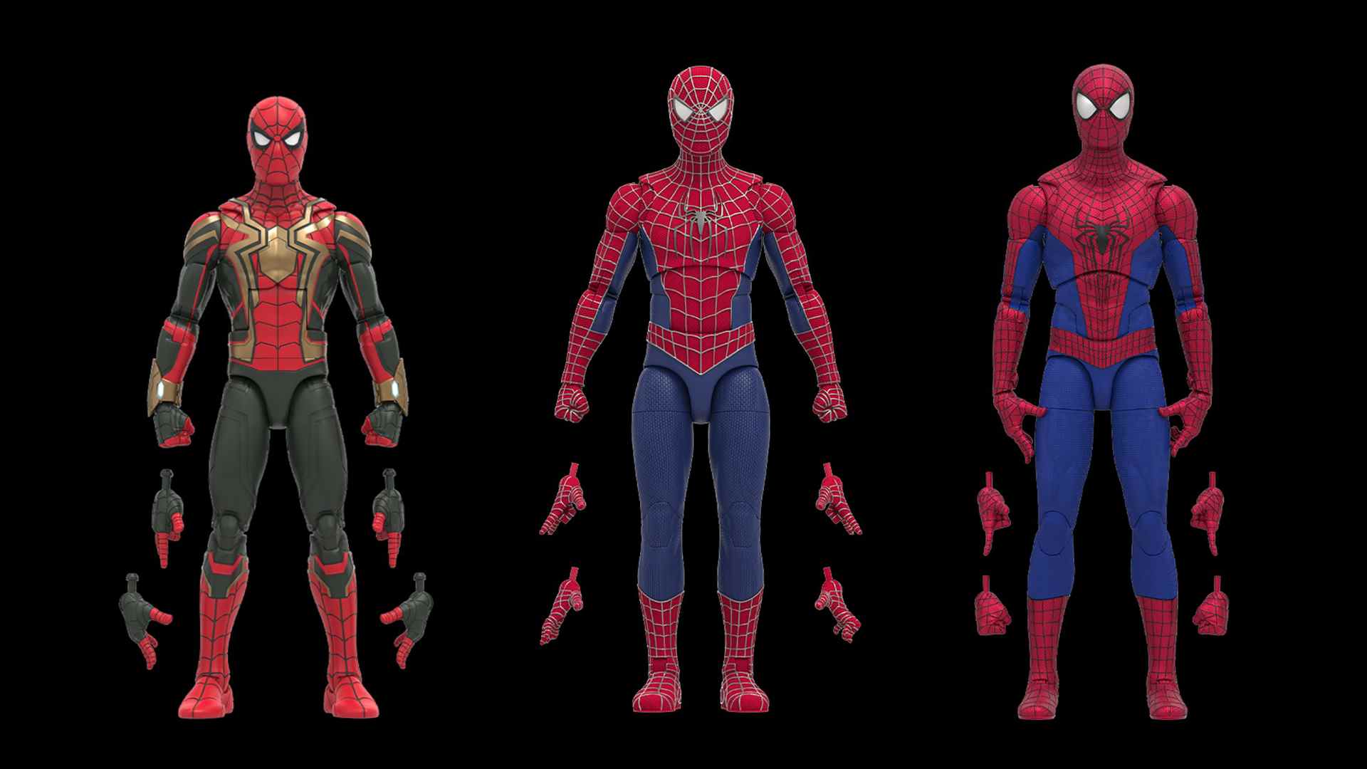 Figurines articulées Marvel Legends Spider-Man : No Way Home avec mains alternées