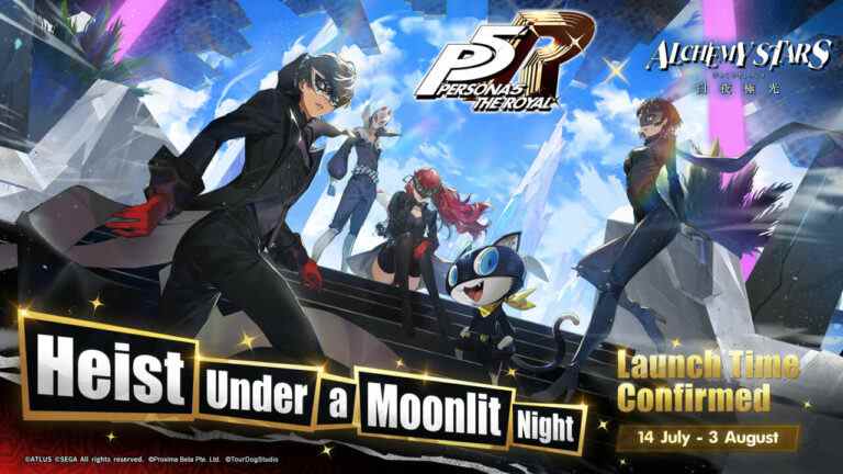 Les personnages royaux de Persona 5 arrivent dans Alchemy Stars le 14 juillet
