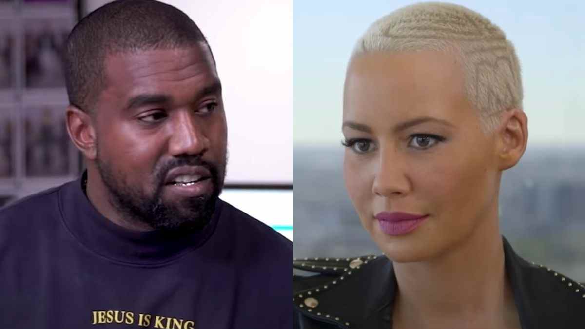 Kanye West and Amber Rose