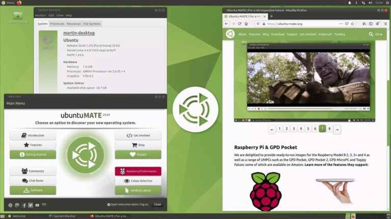 Mises à jour Raspberry Pi Ubuntu MATE vers 22.04