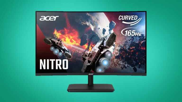 Moniteur FHD incurvé 27 pouces Acer 65 Hz maintenant seulement 109 $ chez Walmart