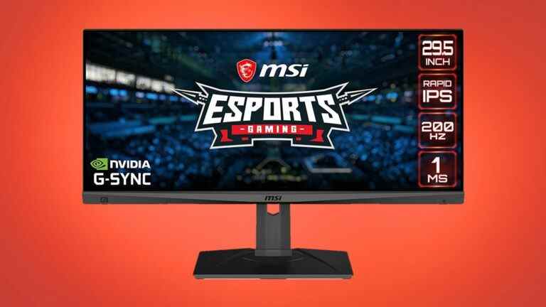 Moniteur MSI Optix MAG301RF 200 Hz UWFHD IPS maintenant 229 $ sur Amazon