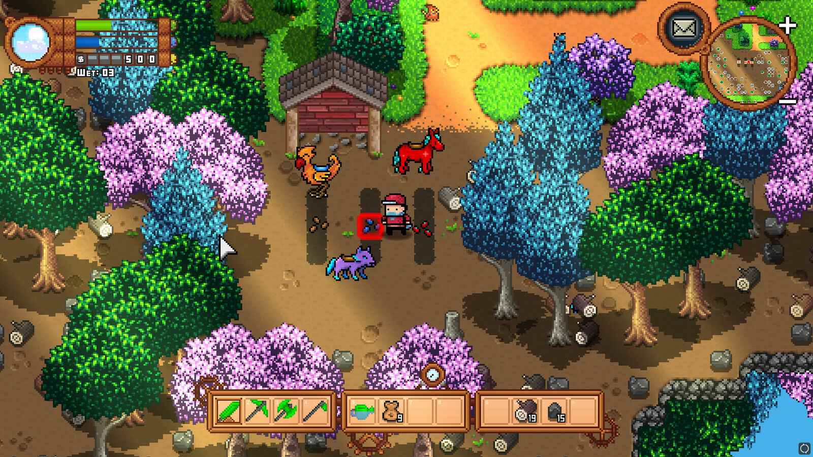 Monster Harvest ressemble à Stardew avec un côté de Pokemon

