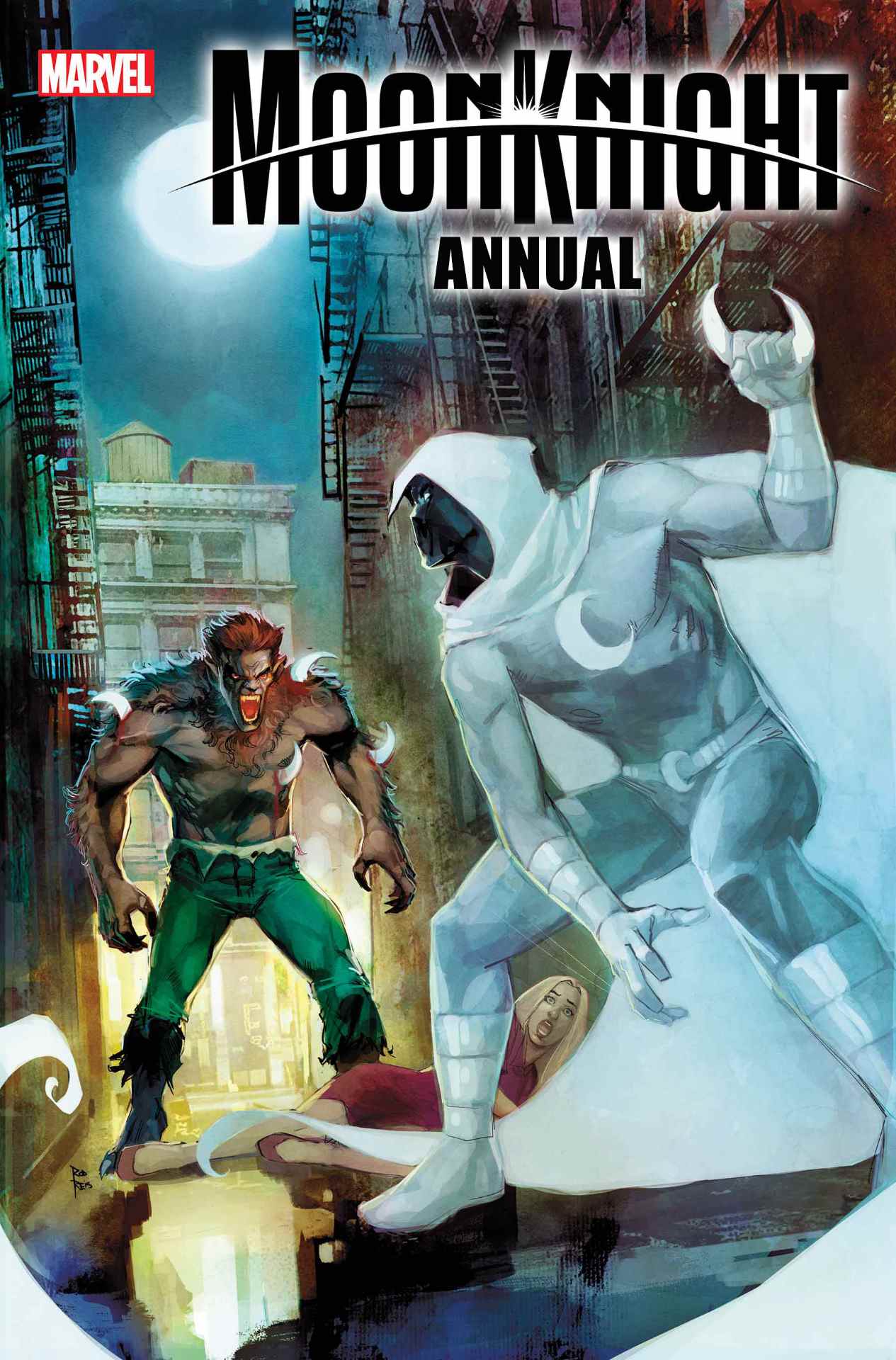 Couverture annuelle n ° 1 de Moon Knight