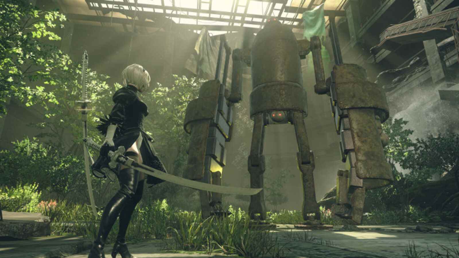 Nier : un joueur d'Automata tombe sur une pièce secrète, envoyant la communauté en vrille
