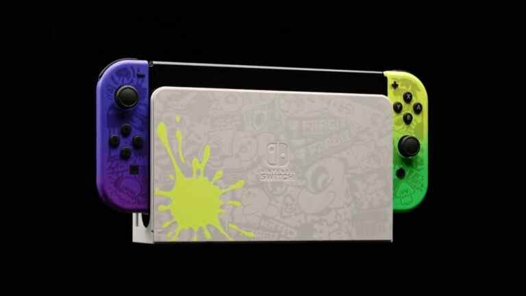 Nintendo Switch OLED obtient une édition Splatoon 3 en août