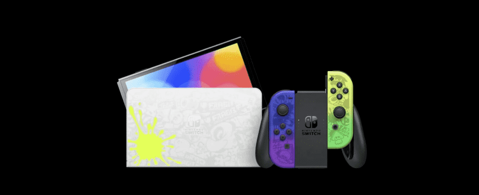 Nintendo annonce une édition limitée de Splatoon 3 Switch OLED