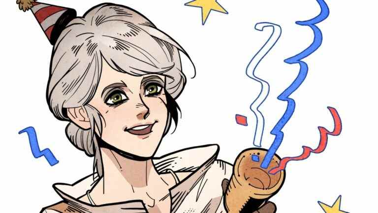 Ciri celebrates a birthday