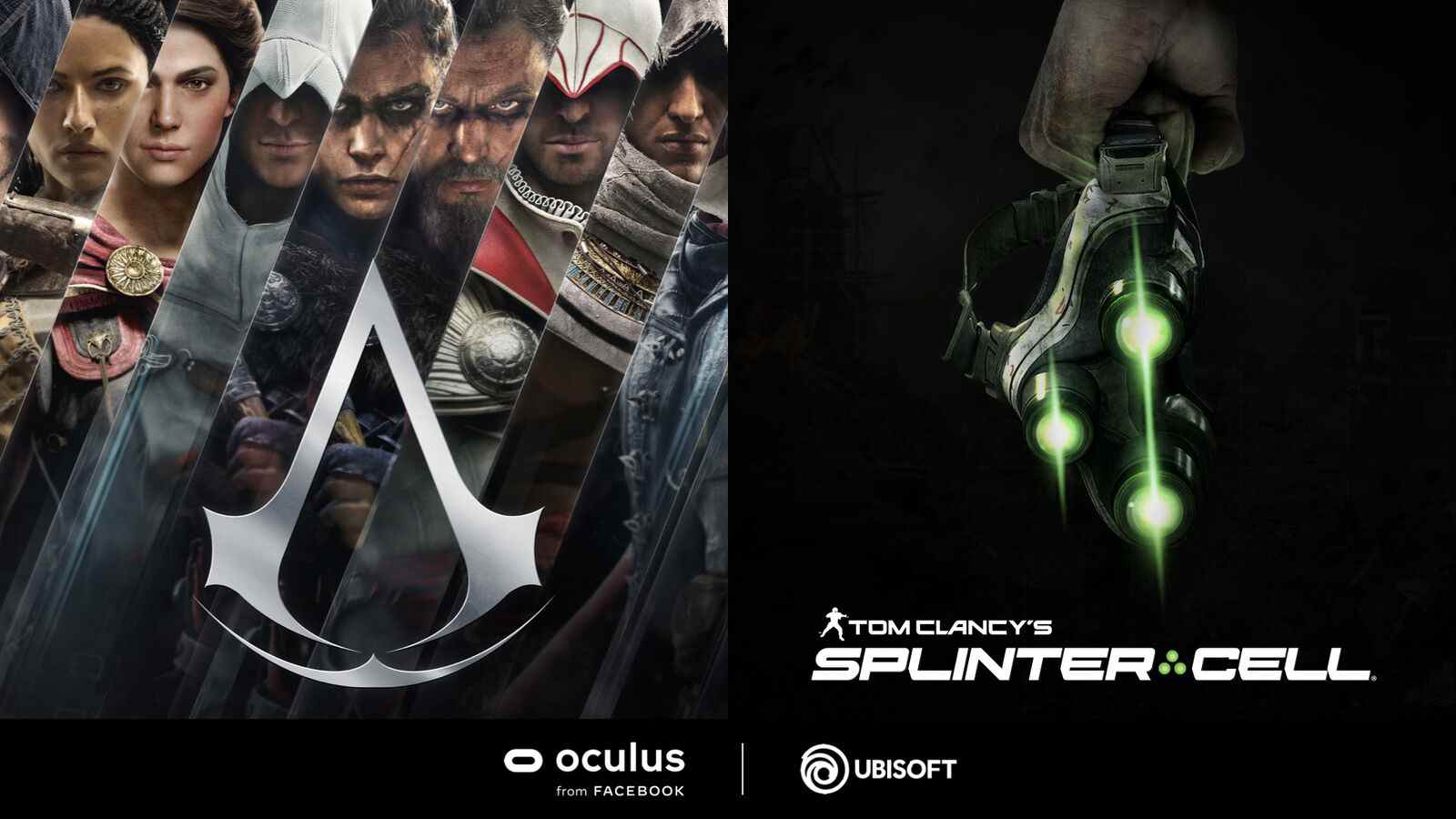 Oculus obtient des jeux exclusifs Assassin's Creed et Splinter Cell VR

