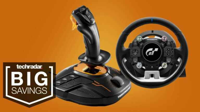 Offres de jeu Thrustmaster Prime Day: économisez sur les bâtons de vol et les volants de course