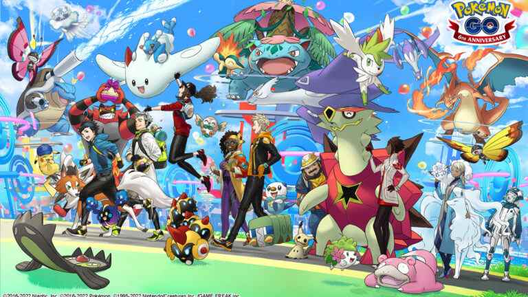 Pokémon Go célèbre son sixième anniversaire avec des taquineries pour l'année à venir
