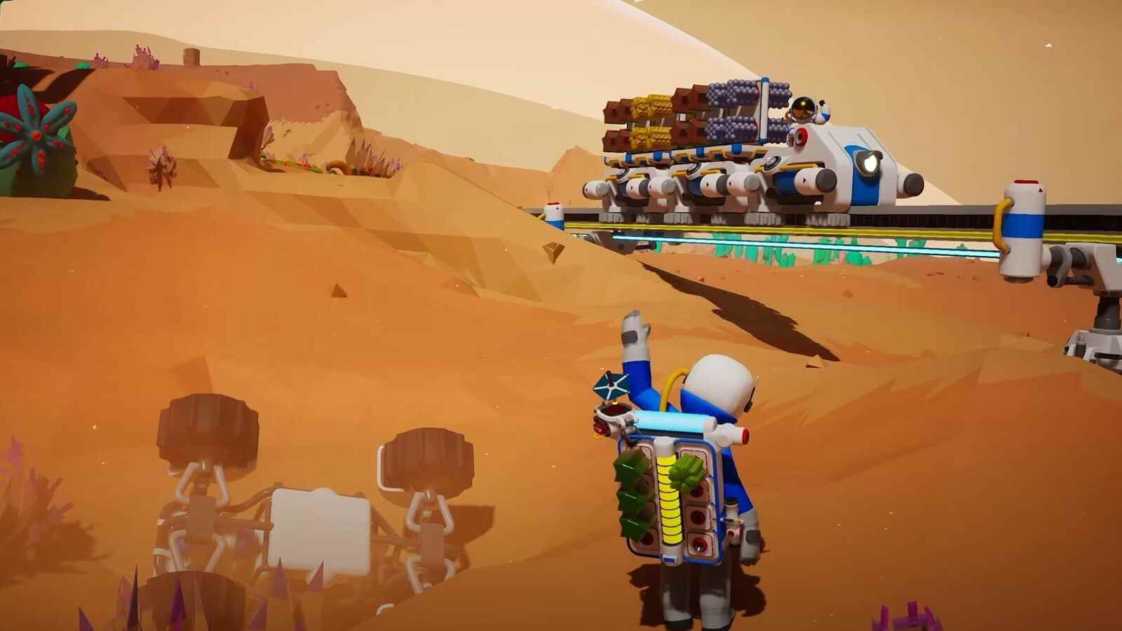 Prenez une bouffée géante pour l'humanité dans la mise à jour ferroviaire d'Astroneer, maintenant disponible

