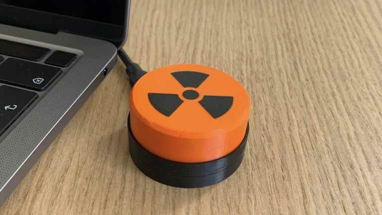 Raspberry Pi Pico Big Orange Button fait tout ce que vous voulez