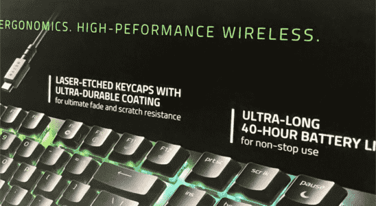 Razer Deathstalker packaging typo