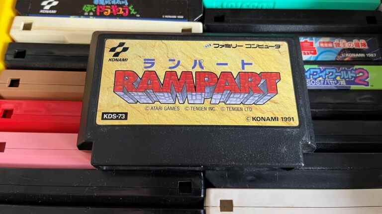 Rempart sur Famicom est une étrange tournure sur la formule
