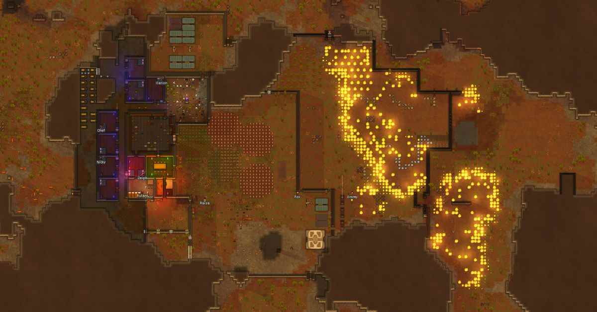 RimWorld transforme le désastre et la perte en une fête chaotique mais hilarante
