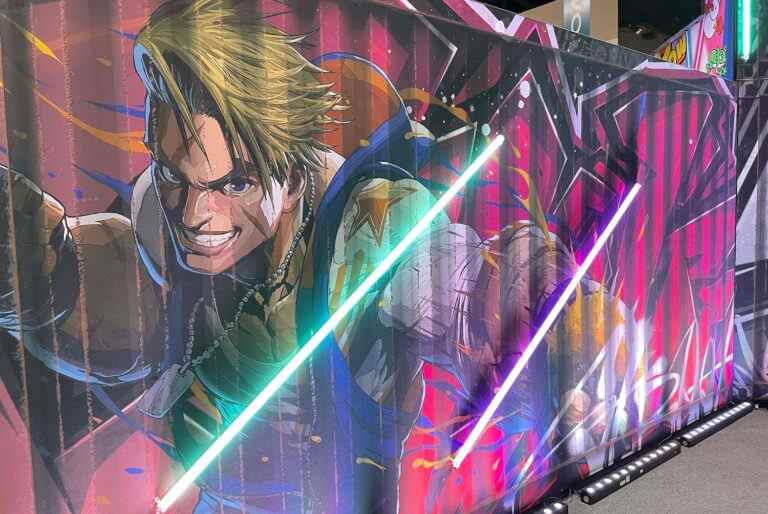 sdcc street fighter 6 demo graffiti mural toys