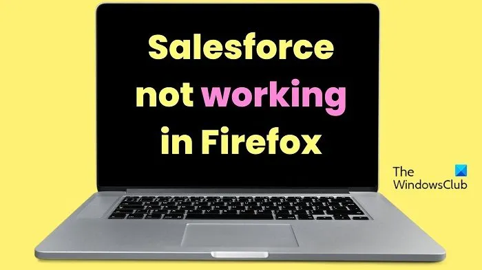 Salesforce ne fonctionne pas dans Firefox