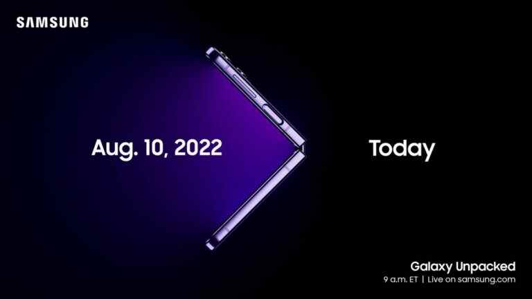 Comment regarder l’événement Samsung Unpacked: Galaxy Z Fold 4, Z Flip 4, Galaxy Watch 5 et plus