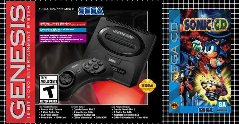 Sega Genesis Mini 2 propose plus de 50 jeux en octobre, y compris des jeux sur CD Sega
