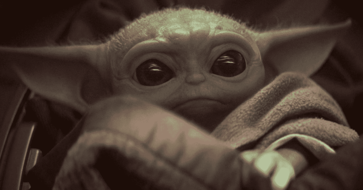 Baby Yoda in Star Wars: The Mandalorian