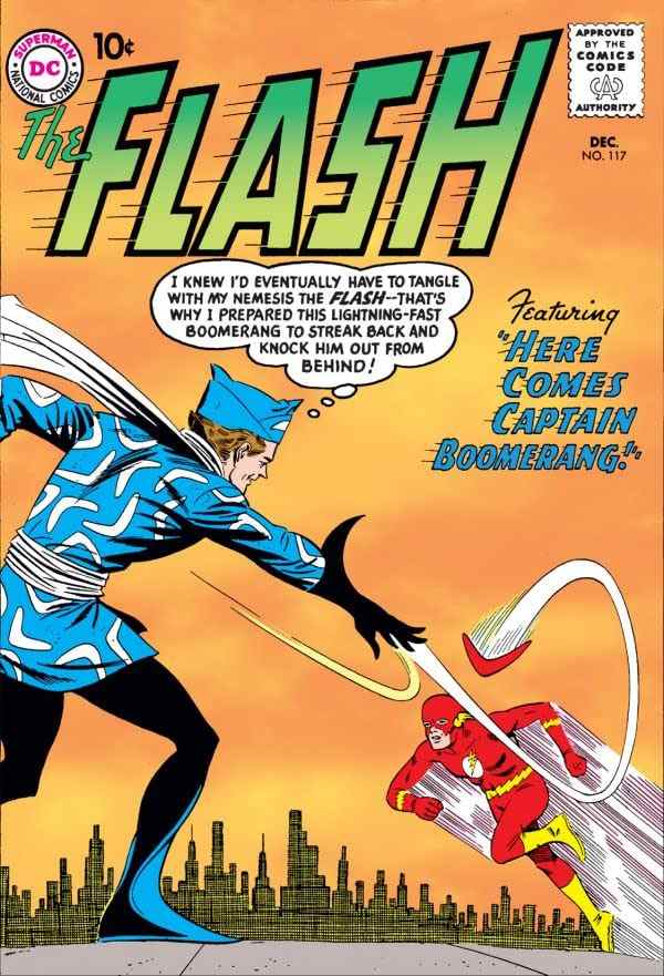 La couverture de Flash #117 par Carmine Infantino