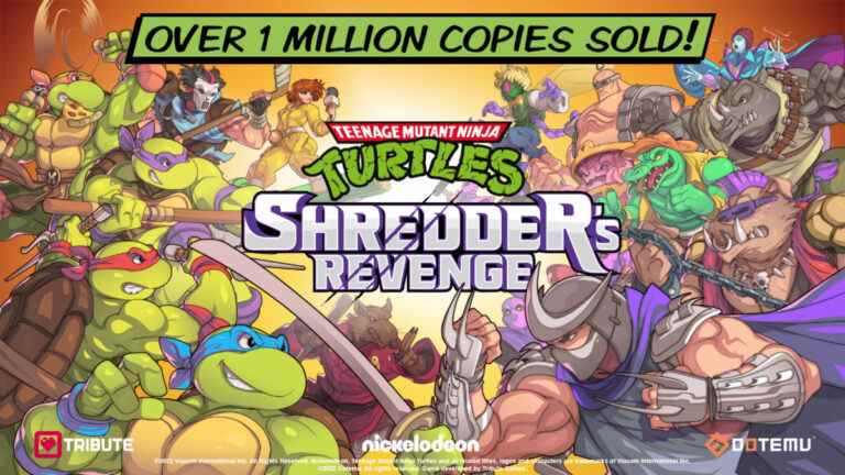 Teenage Mutant Ninja Turtles: Shredder's Revenge a vendu plus d'un million d'unités la première semaine    
