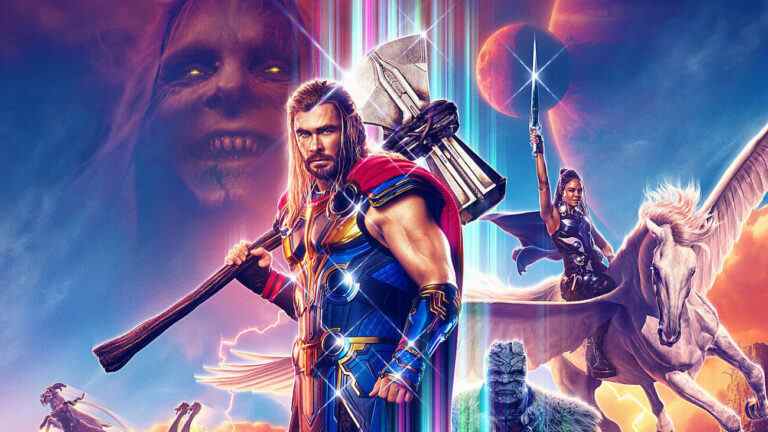 Chris Hemsworth in Thor Love and Thunder Art