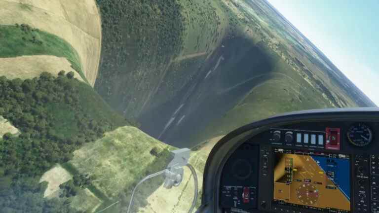 Un abîme parfaitement normal est apparu dans Microsoft Flight Sim

