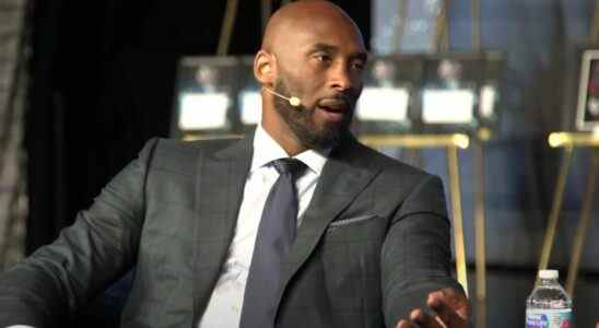 Kobe Bryant during interview