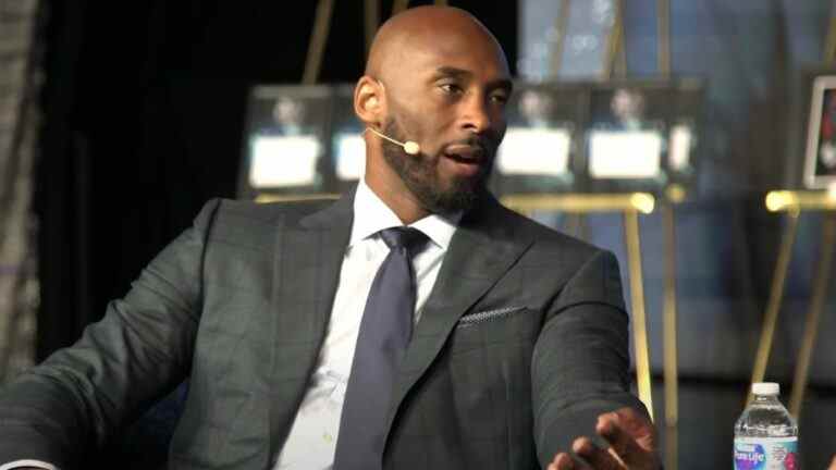 Kobe Bryant during interview