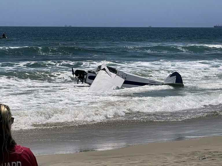 Un avion s’écrase près d’une compétition de sauvetage;  pilote secouru