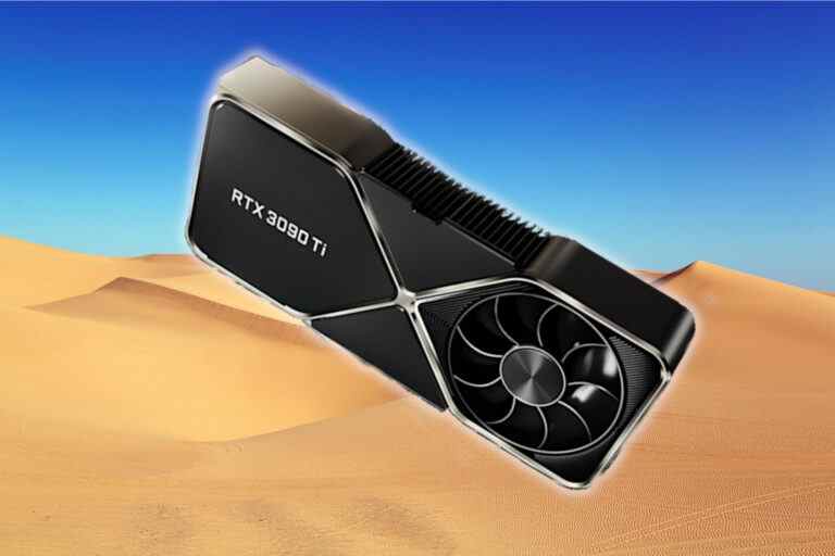 Un joueur commande une GeForce RTX 3090 Ti à Amazon et reçoit du sable
