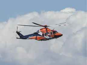 Photo d'archive : Un hélicoptère Ornge.  Ernest Doroszuk/Toronto Sun/Postmedia