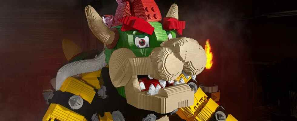 Une statue massive de Bowser entièrement construite en Legos sera présentée au Comic-Con de San Diego