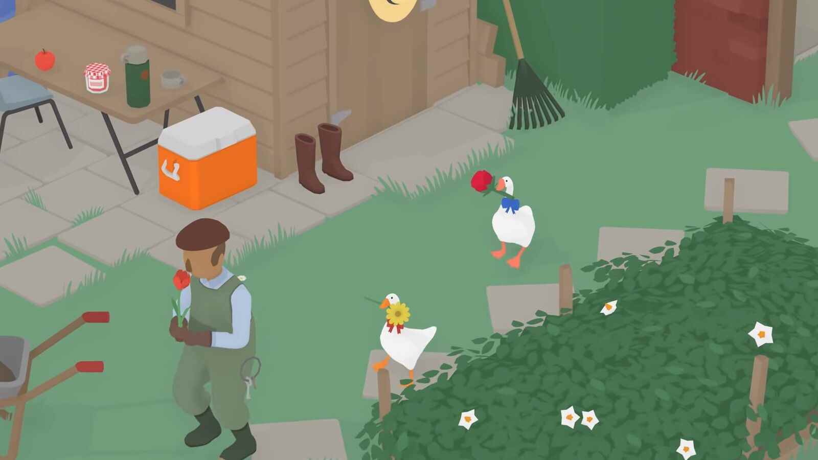 Untitled Goose Game a maintenant une coopération pour doubler le chaos de l'oie

