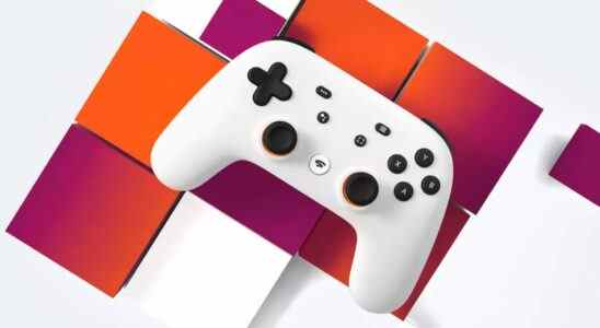 A Stadia controller