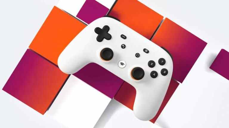 A Stadia controller