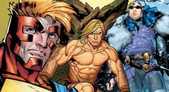 Erik Josten, Ka-Zar, and Balder in Marvel Comics